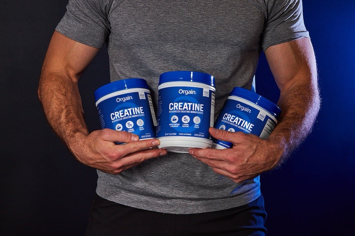 Orgain Creatine Monohydrate Powder, Micronized Unflavored 23.8 oz 135 Servings