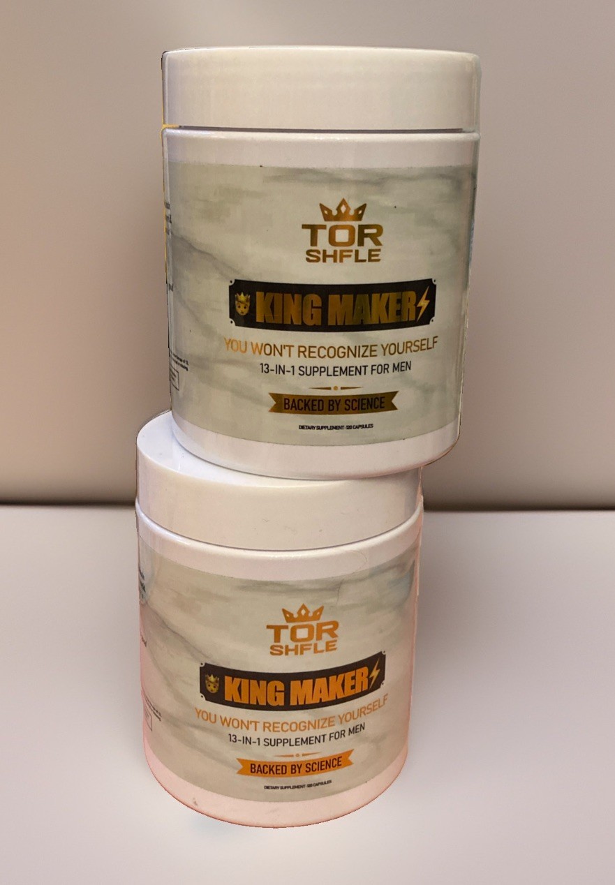 2 King Maker Natural Men’s Supplement Energy Support 120 Capsules Each Exp 9/26