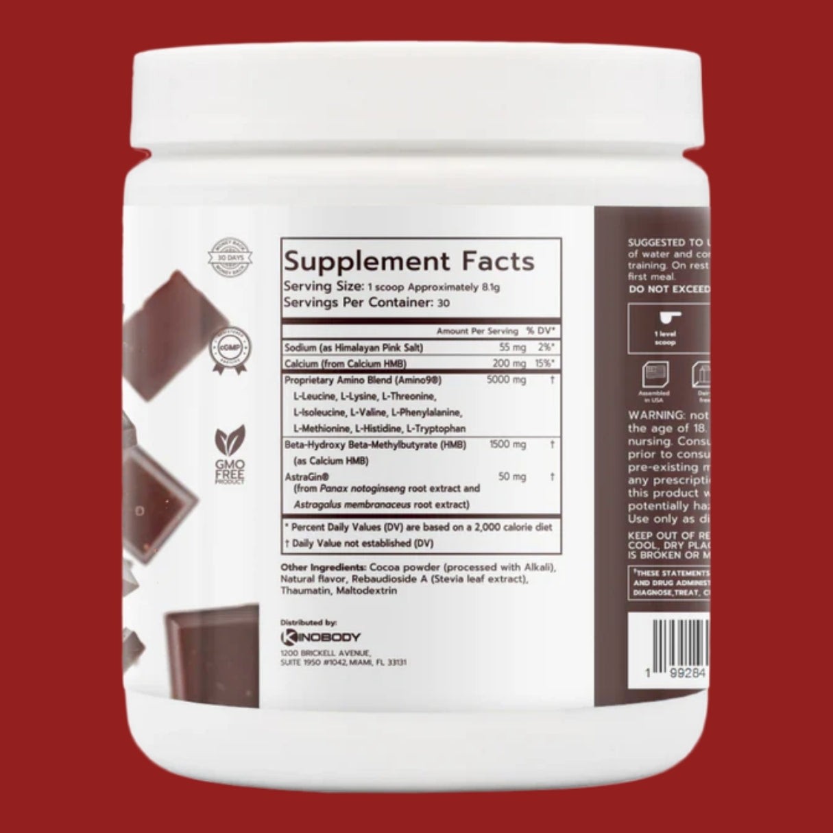 SALE – Kinobody Kino Aminos EAA+HMB chocolate 30 serving