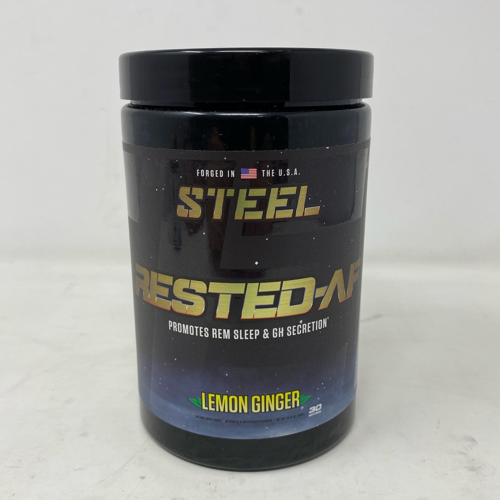 Steel Supplements RESTED-AF Lemon Ginger Sleep Powder, 30 Servings