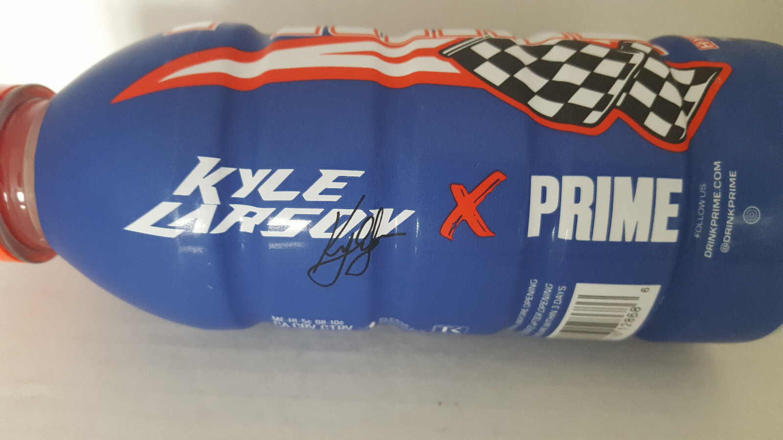 Kyle Larson PRIME Hydration Drink 16.9 FL OZ NEW .. DO NOT DRINK..FULL….