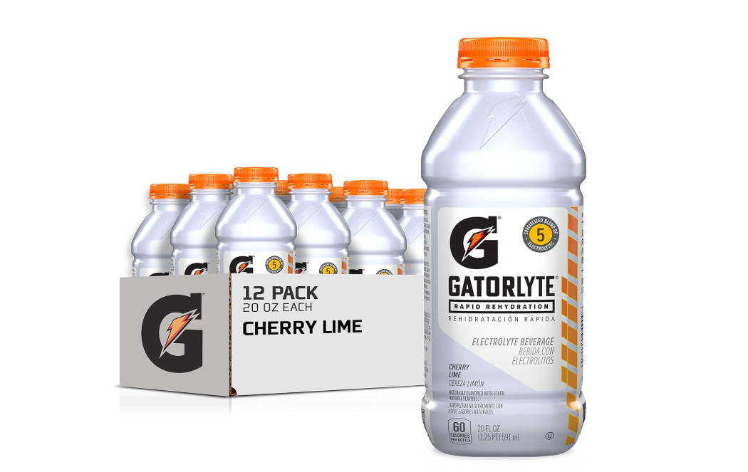 Gatorlyte Rapid Rehydration Electrolyte Drink, 3 Flavor 20 Fl Oz (Pack of 12)
