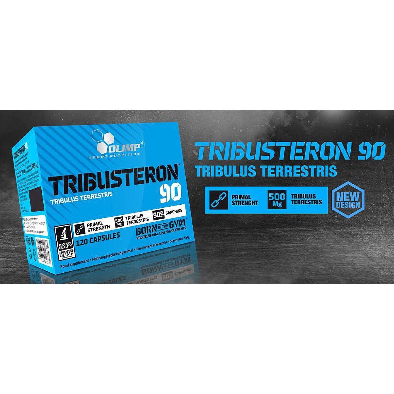 TRIBUSTERON 90 – 120-480 CAPSULES – TRIBULUS TERRESTRIS -TESTO Booster – Libido