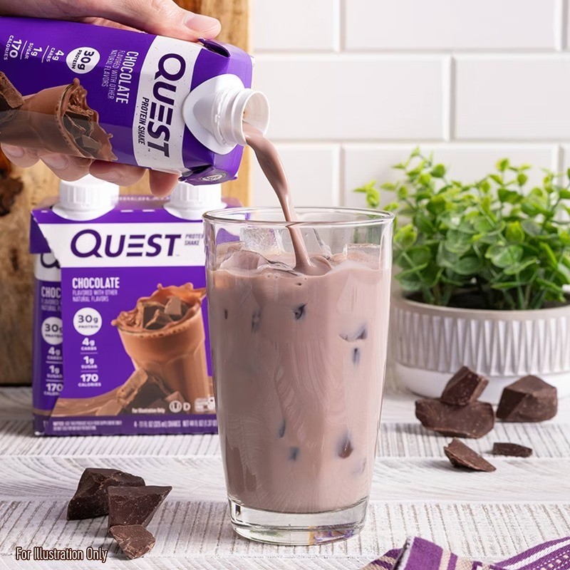 Ready To Drink Protein Shake Chocolate Non-Caffeinated – 44 fl oz/4ct