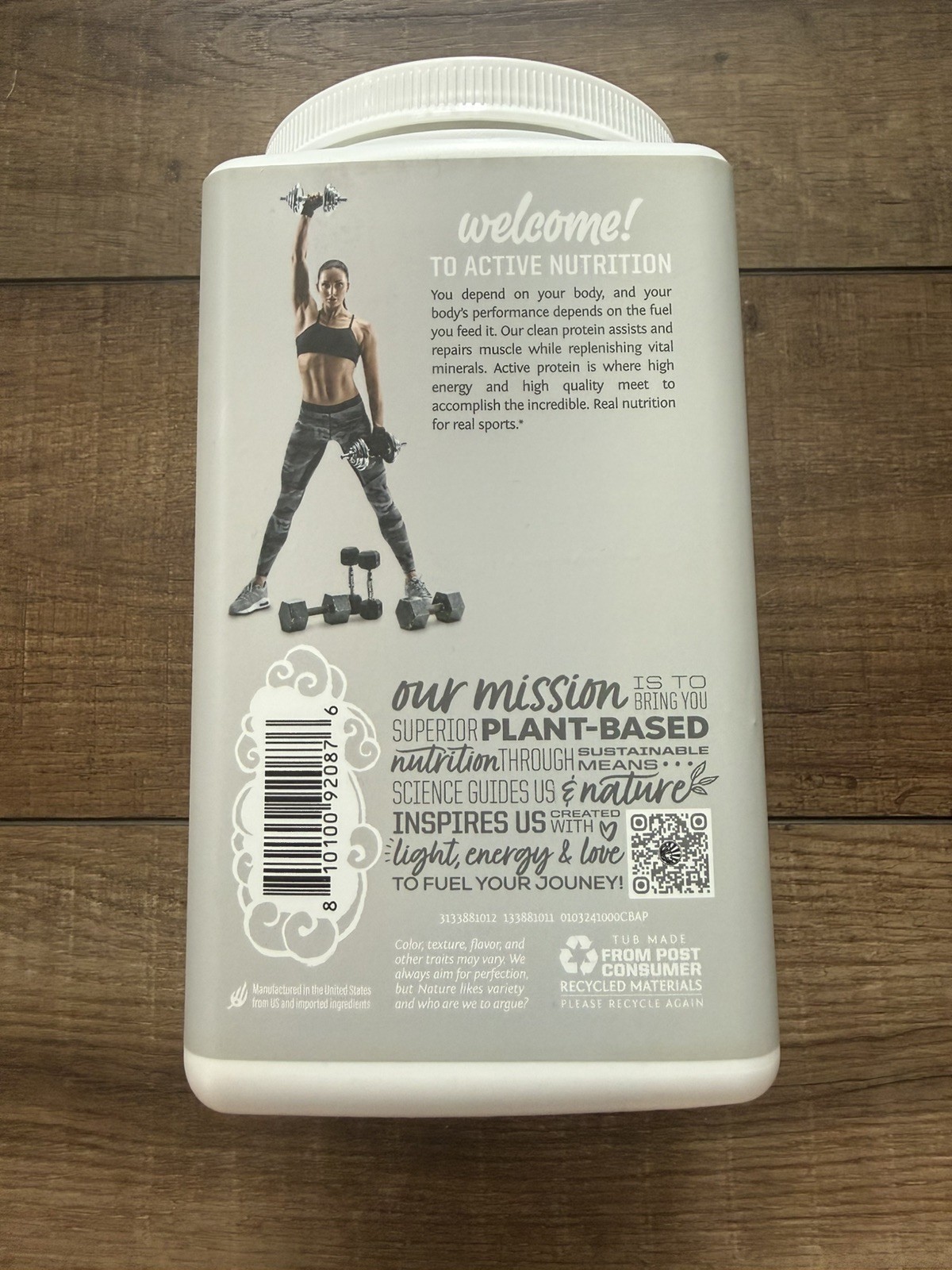 Sunwarrior Vegan Protein Powder USDA Organic Protein Powder Cake Batter flavor