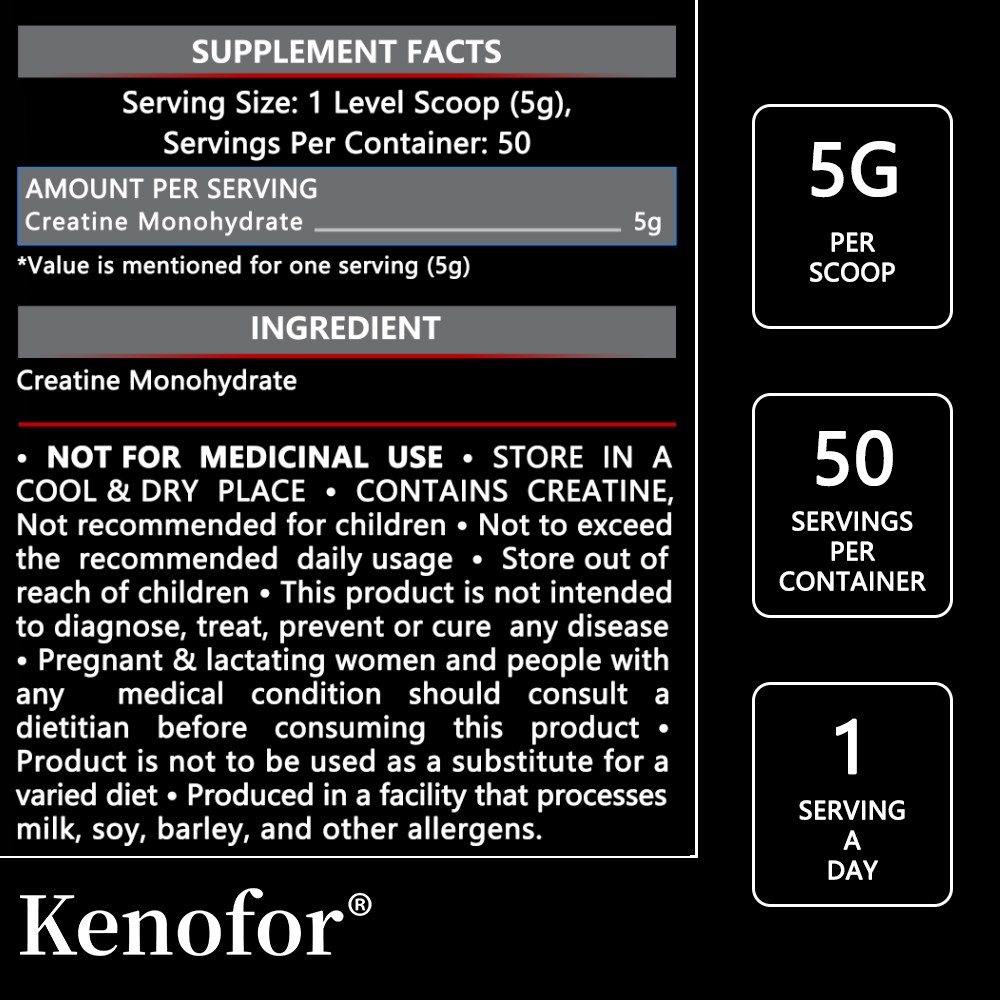 CREATINE Supplements Creatine Monohydrate powder – Trustworthy certification
