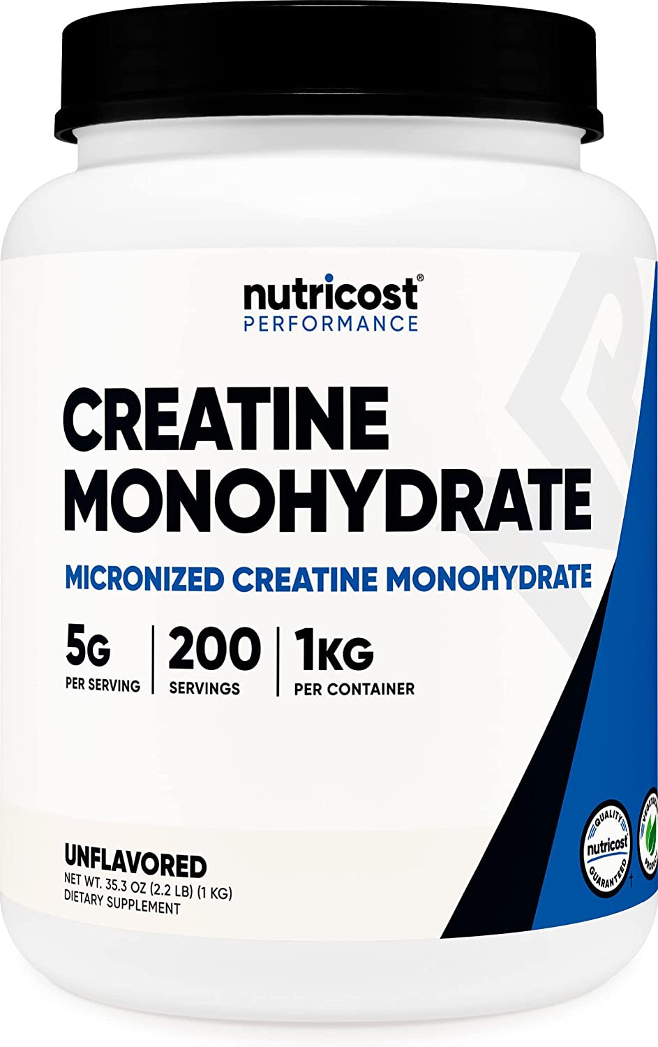 Nutricost Creatine Monohydrate Micronized Powder 5000mg Creatine per Serving