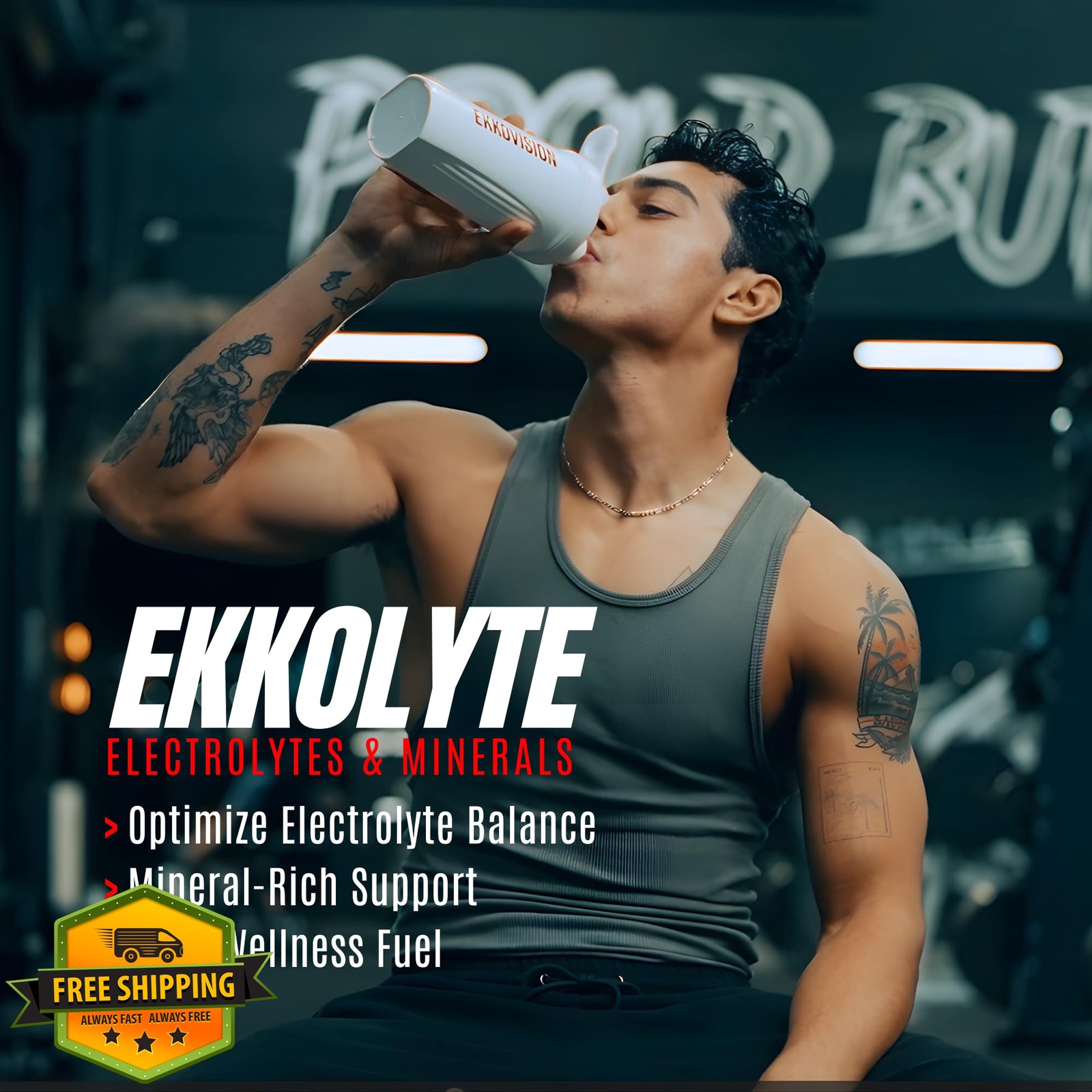 Ekkovision Ekkolyte Fruit Punch 60 Servings