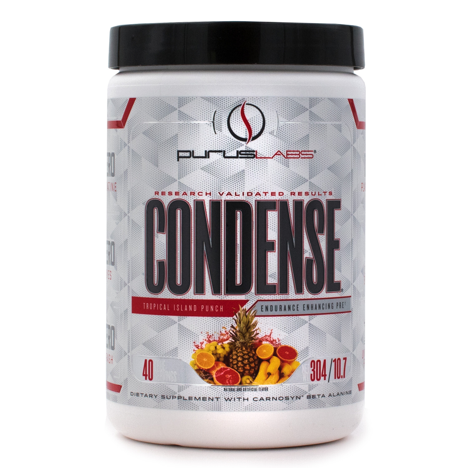 Purus Labs Condense-Pre Workout Energy Drink Mix Powder 40 srvs