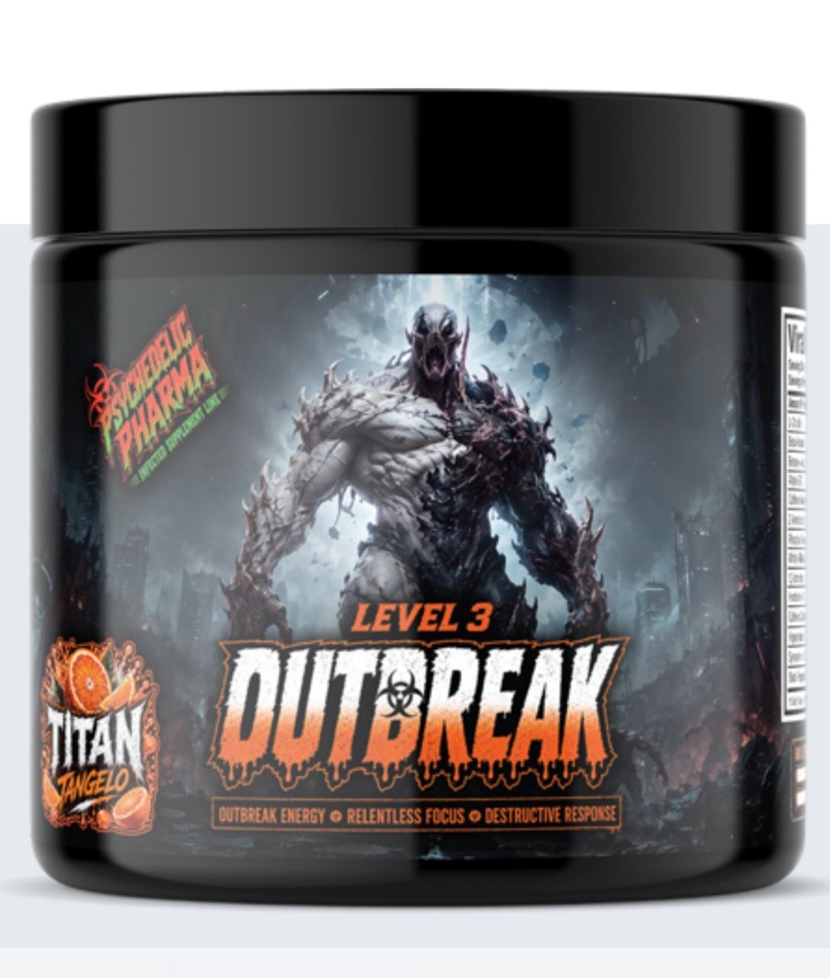 Level 3 OUTBREAK Psychedelic Pharma High Stim Pre-Workout