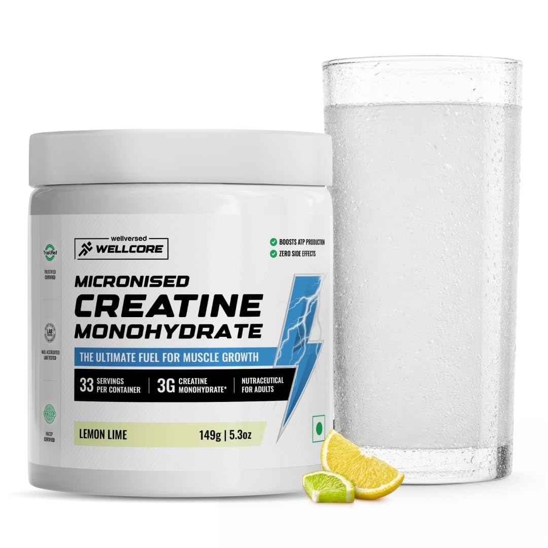 Wellcore Micronised Creatine Powder 122g For Enhanced Muscle Strength