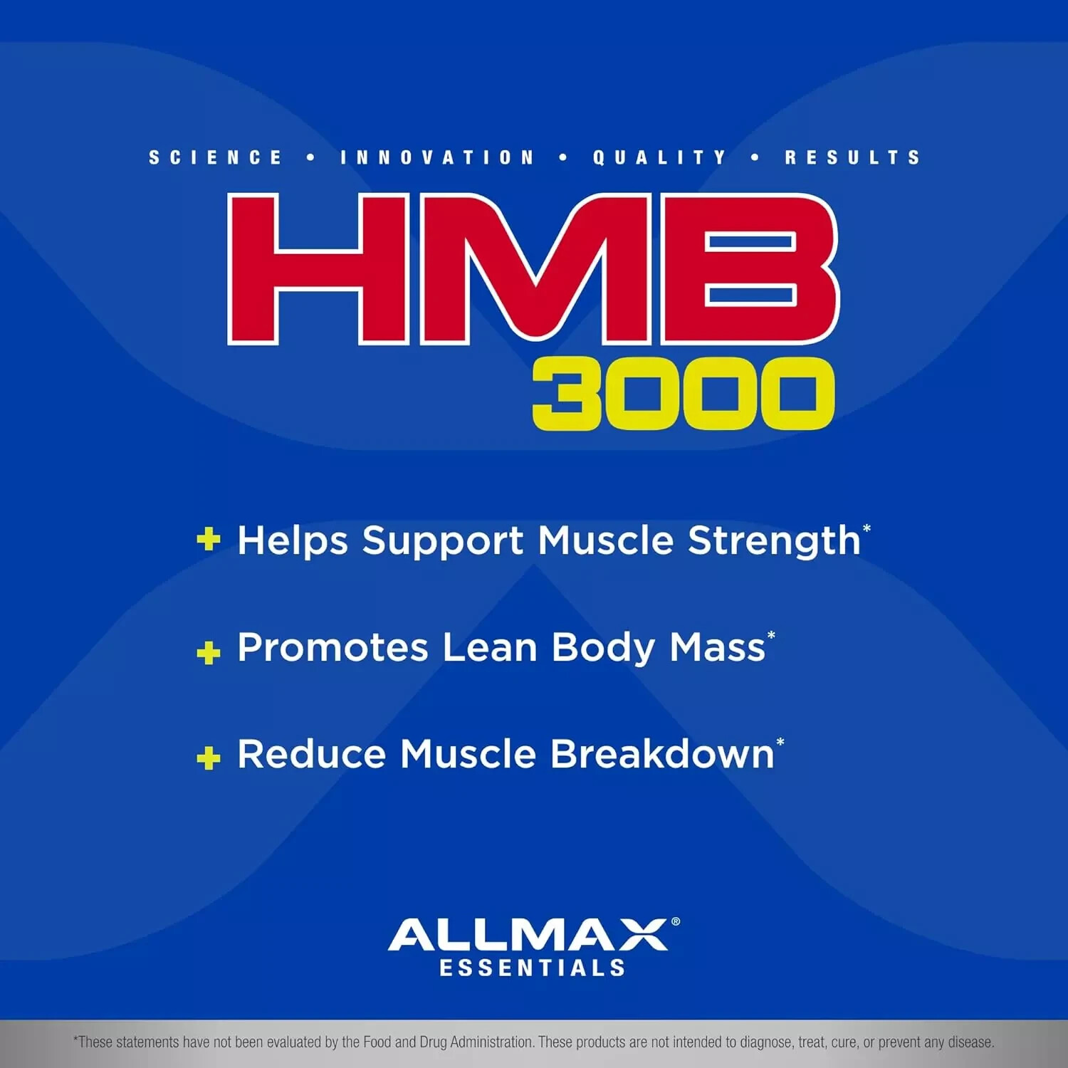 ALLMAX HMB 3000 120 Veggie Capsules – Supports Muscle Strength exp 05/26