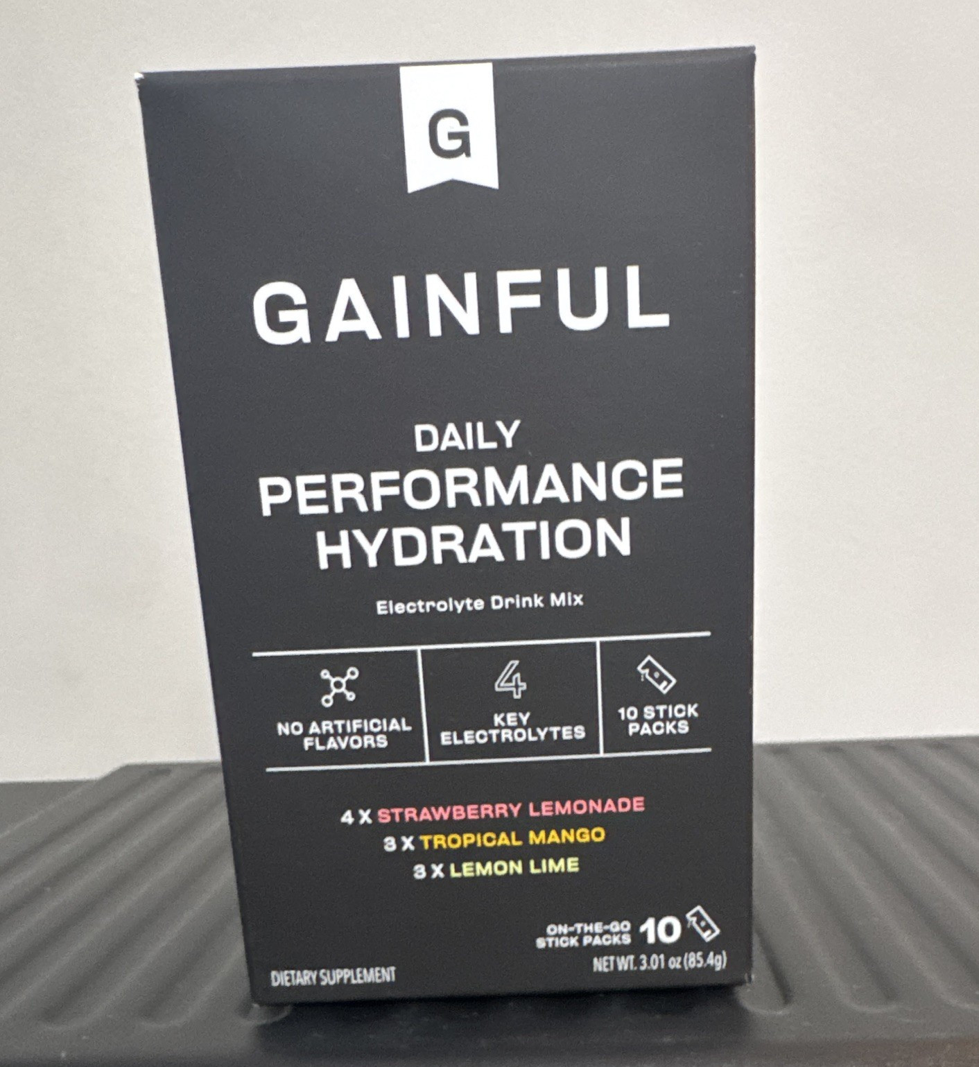 Gainful Hydration Electrolyte Drink Mix Powder Variety Pack 10 Sticks