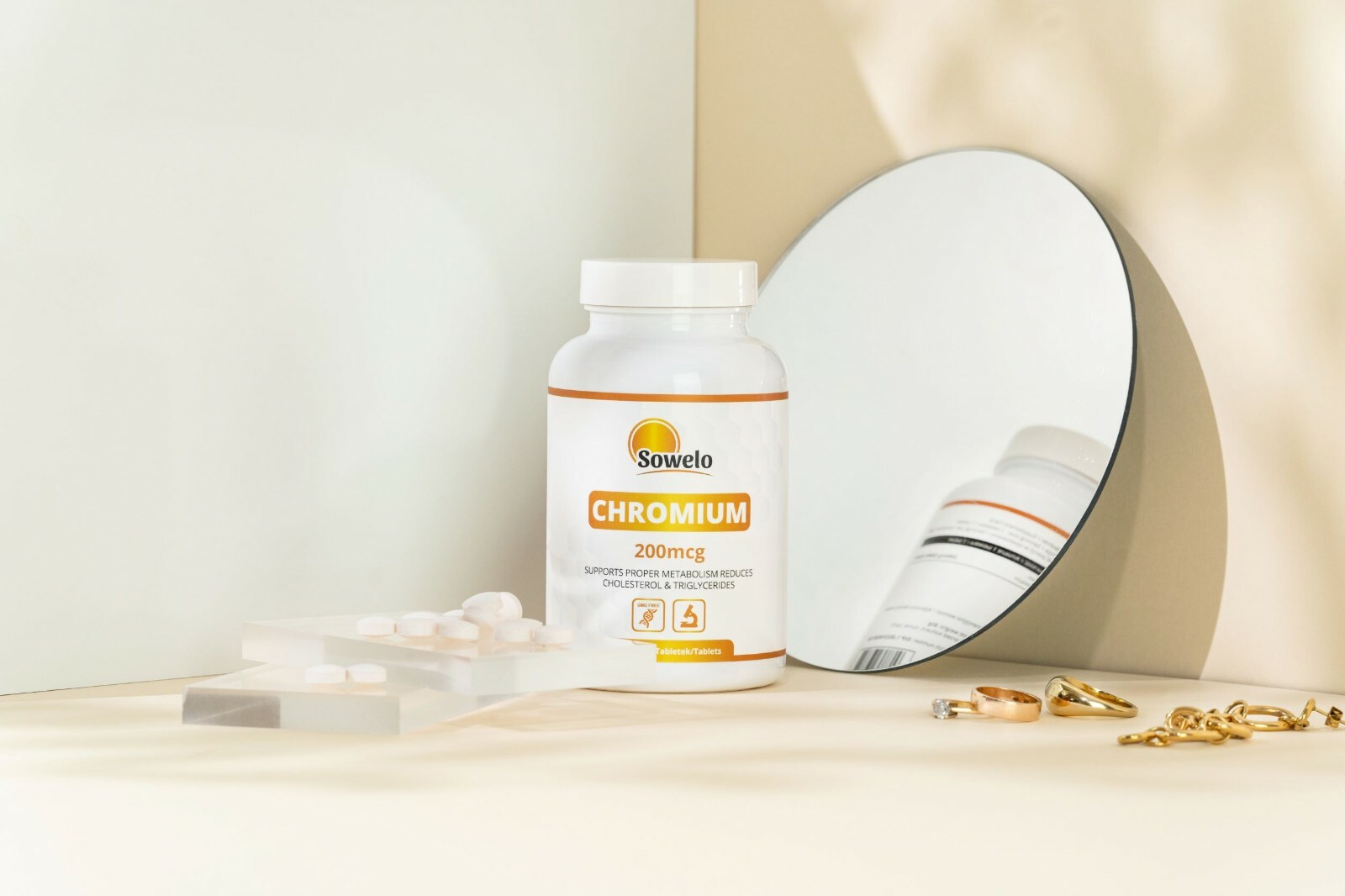 SOWELO CHROMIUM PICOLINATE 200mcg GLUCOSE METABOLISM SUPPORT WEIGHT LOSS AID