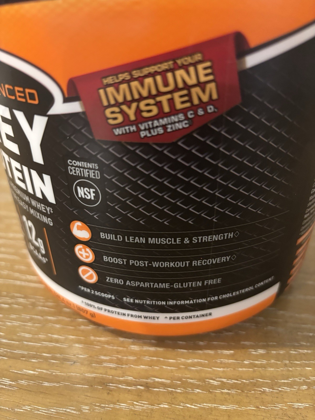 Body Fortress Super Advanced Whey Protein Powder Strawberry 1.78 lb Gluten-Free