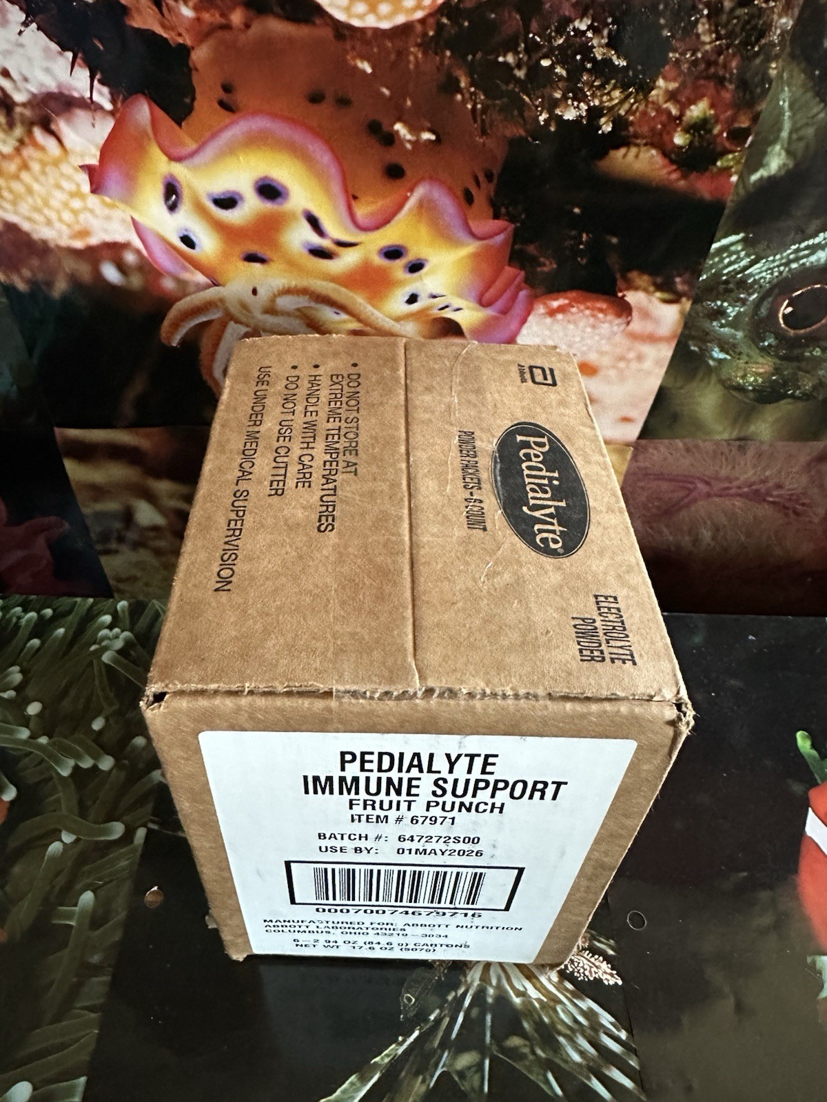 36 Pedialyte with Immune Support On-The-Go Electrolytes Fruit Punch 100% B12 + C