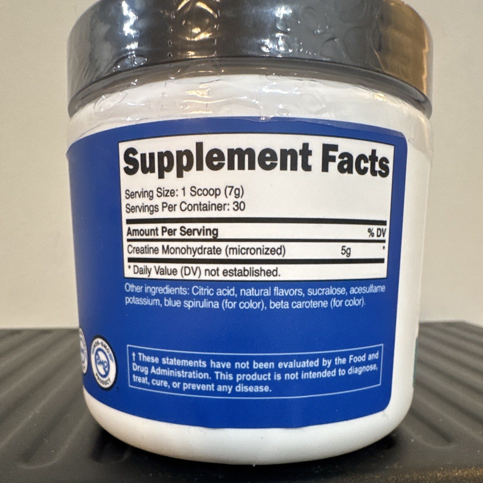 Nutricost Creatine Monohydrate Powder Tropical Lime 201g 30 Servings 5g