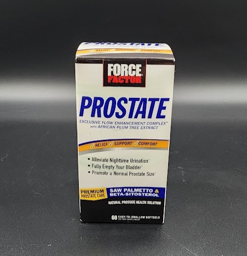 Force Factor Prostate 60 ct – Prostate Support w/ Beta-Sitosterol & Saw Palmetto