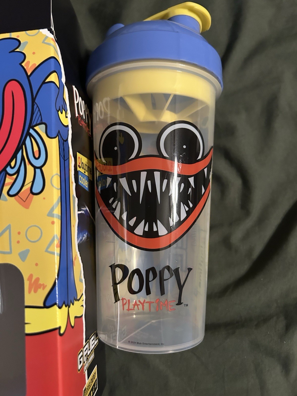 Gfuel Playtime Poppy Collector’s Box Shaker + Tub G FUEL