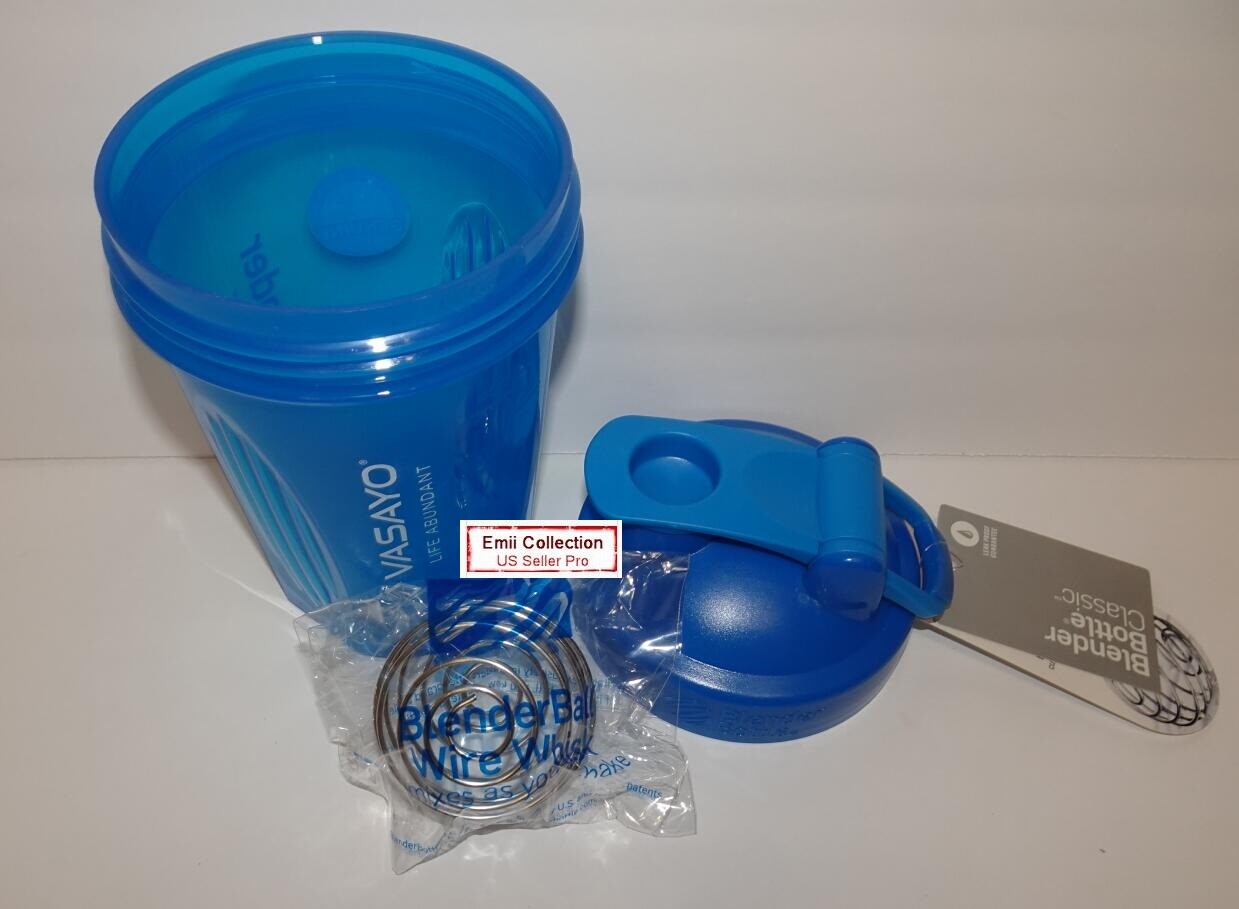 Blender Bottle Classic Shaker Mixer Cup with Loop Top 20oz (Vasayo Version)