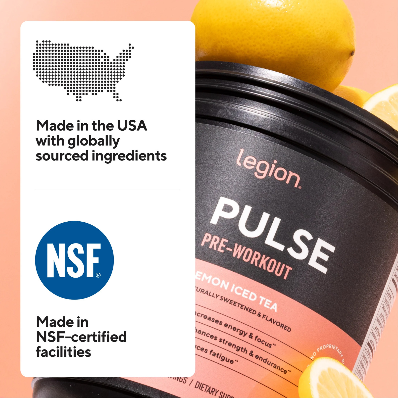 Pulse Pre-Workout Supplement Naturally Sweetened And Flavored