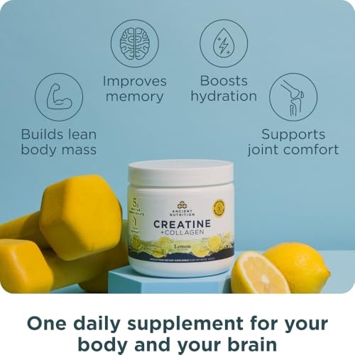 Creatine Collagen Electrolytes Lemon 30 Servings Women