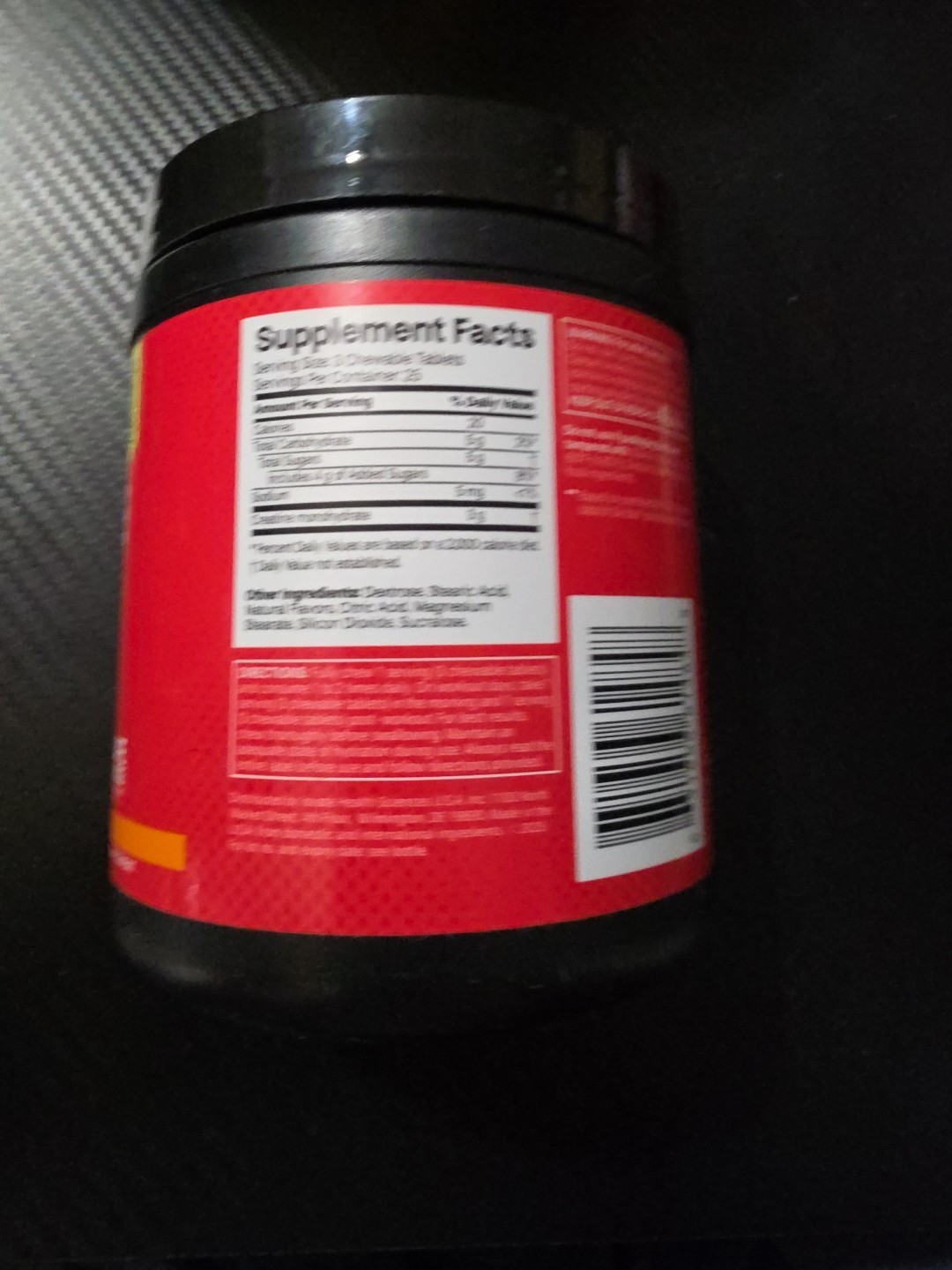 SixStar Creatine Chews Paradise Punch 75 Tablets Muscle Endurance