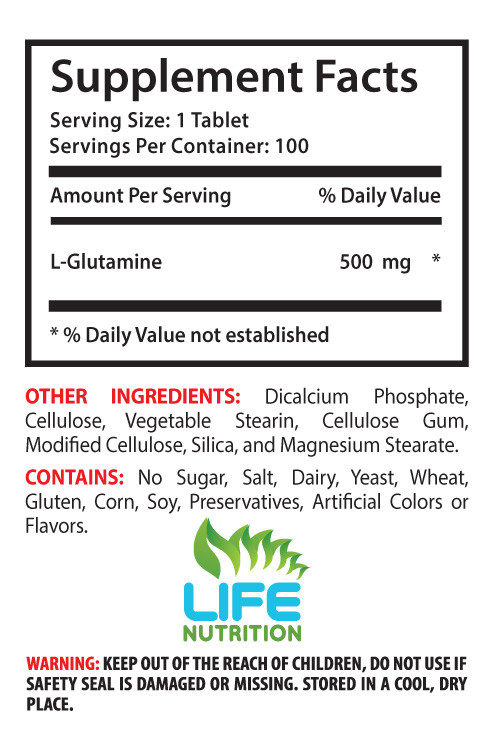kidney and liver health – PREMIUM L-GLUTAMINE 500mg 2B – protects the heart
