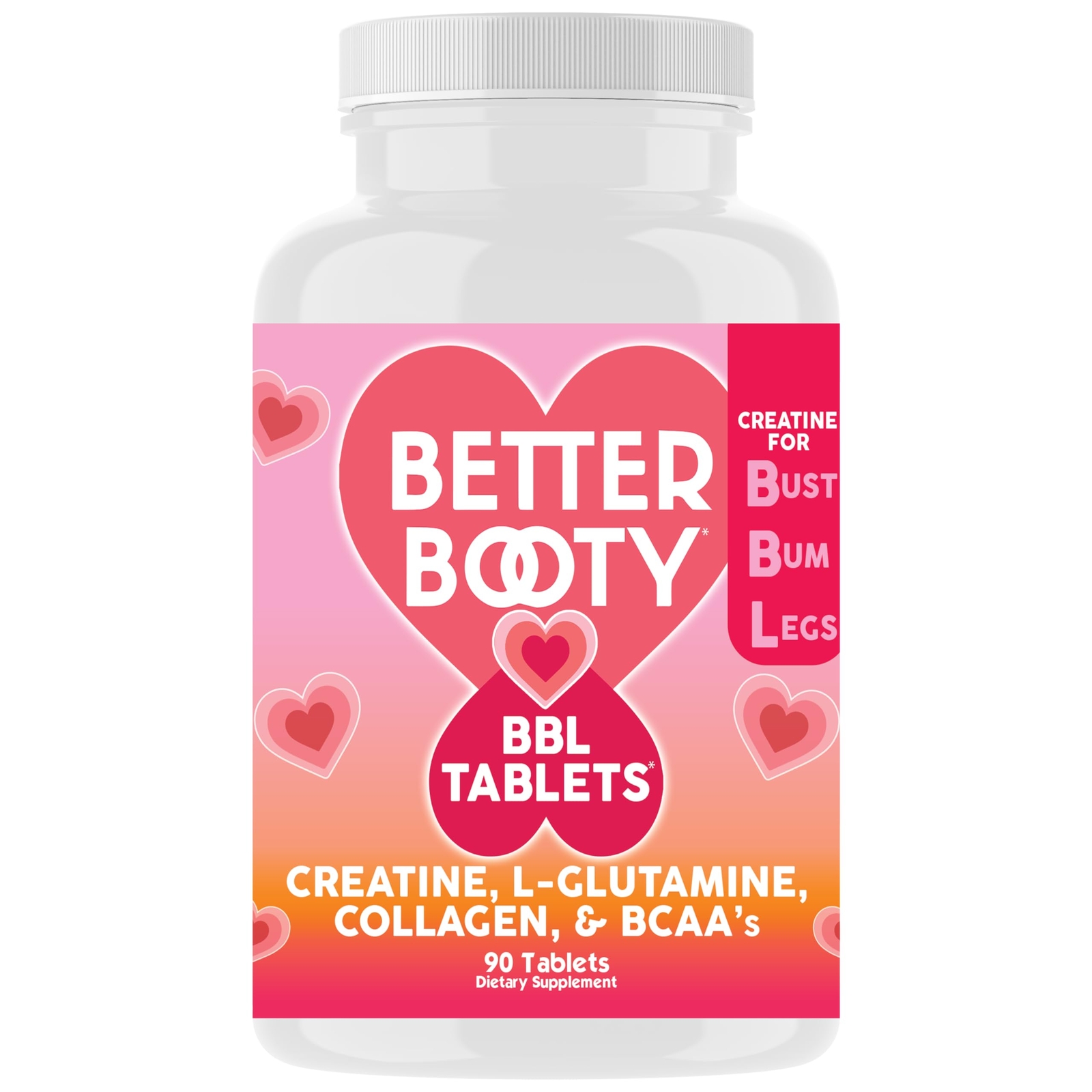 Better Booty BBL Tablets – Creatine for Booty Gains & Muscle Building Glute B…