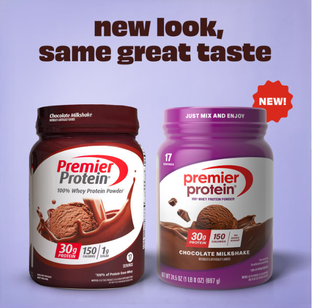 Premier Protein 100% Whey Protein Powder Chocolate Milkshake 30g 24.5 oz