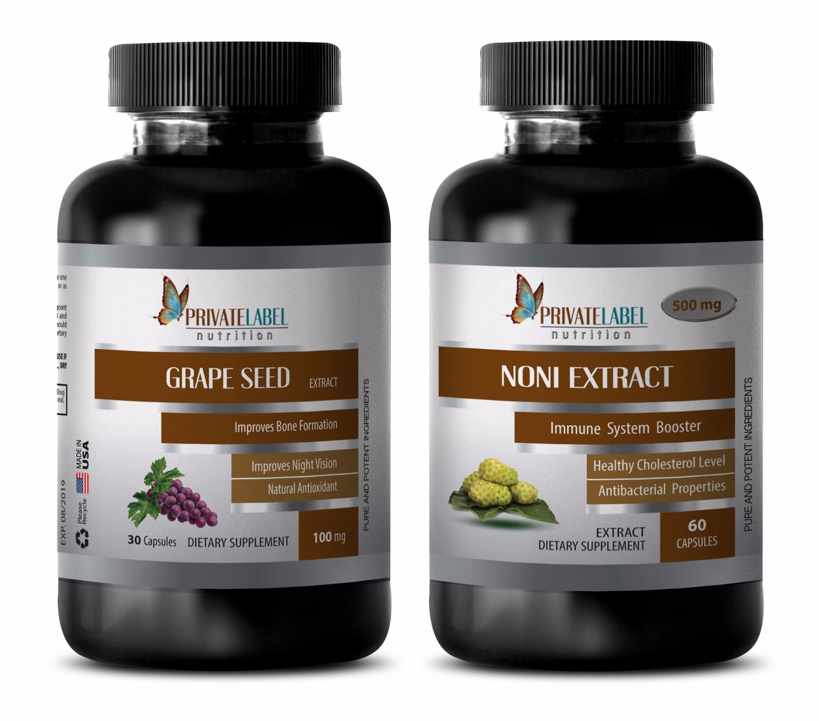 Energy focus pills – GRAPE SEED EXTRACT – NONI COMBO – noni gelatinized capsules
