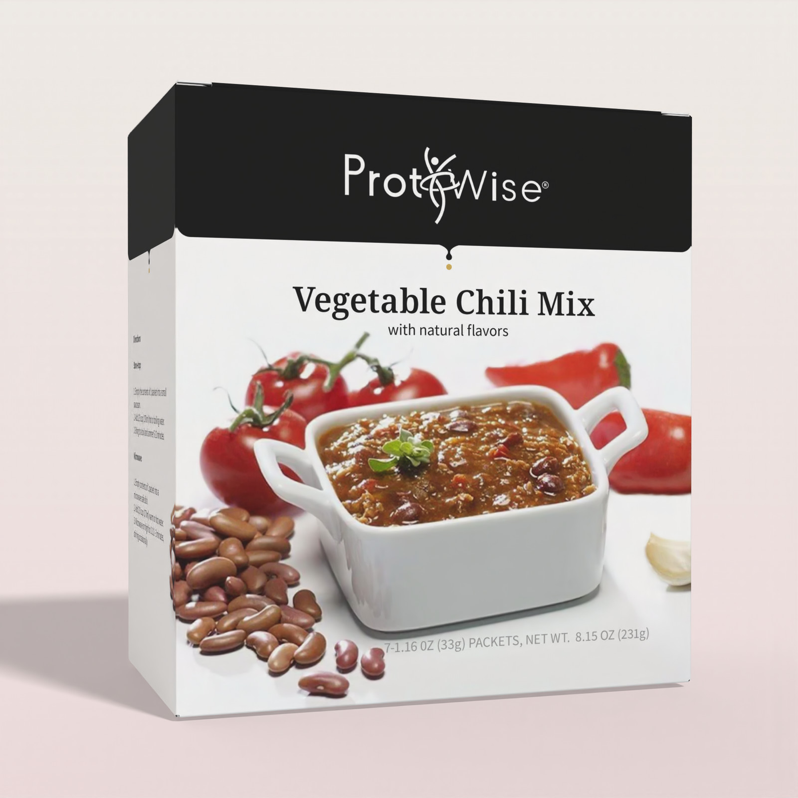 ProtiWise Vegetable Chili Mix High Protein Meal Low Calorie Low Carb, KETO 7ct