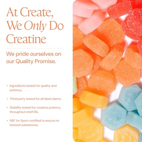Creatine Gummies 30ct Variety Pack Vegan Gluten Free NSF