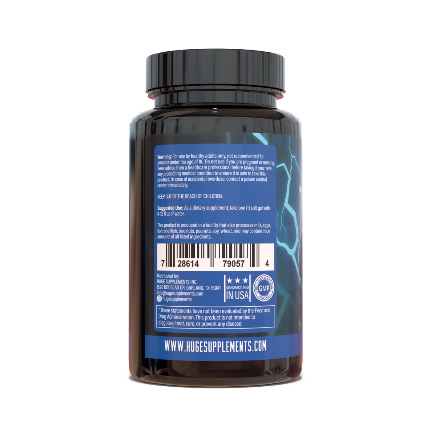 Turkesterone Supplement (500mg) Ajuga Turkestanica Extract, Improve Lean Muscle
