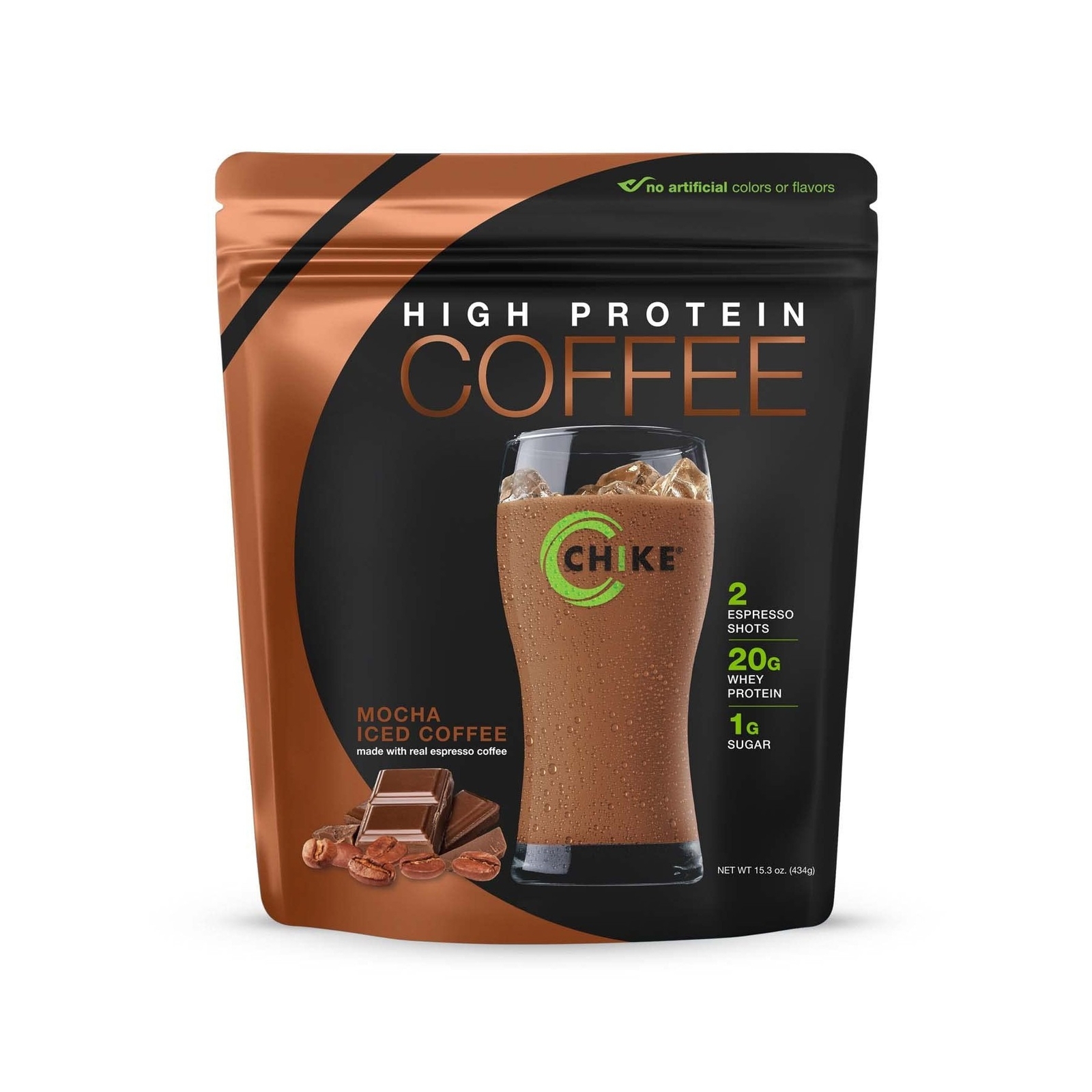Chike Mocha High Protein Iced Coffee , 20 G Protein, 2 Shots Espresso, 1 G Su…