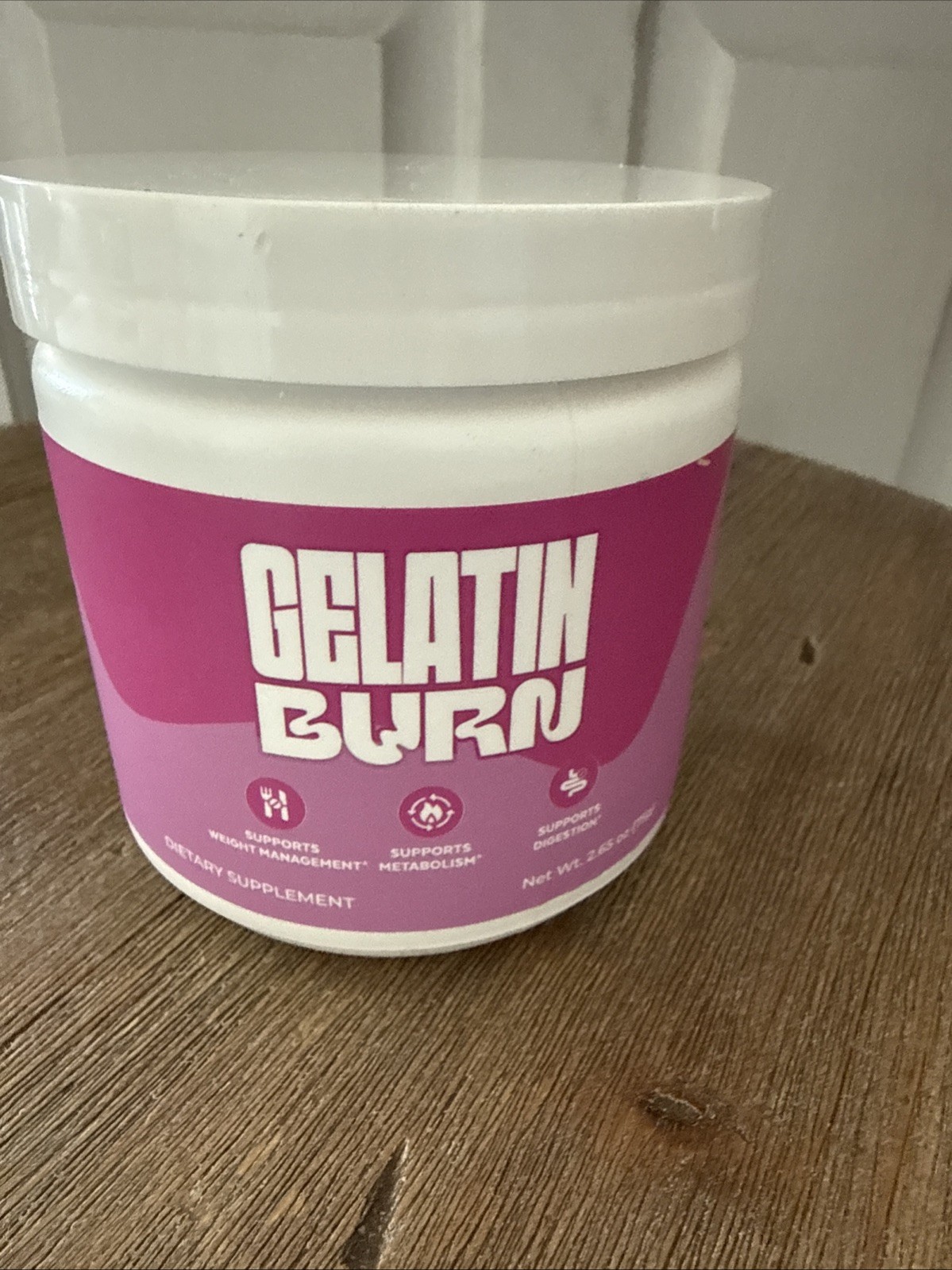 Gelatin Burn Powder Fat Burner Fit Advanced Fat Burn Weight Loss (30 Servings)