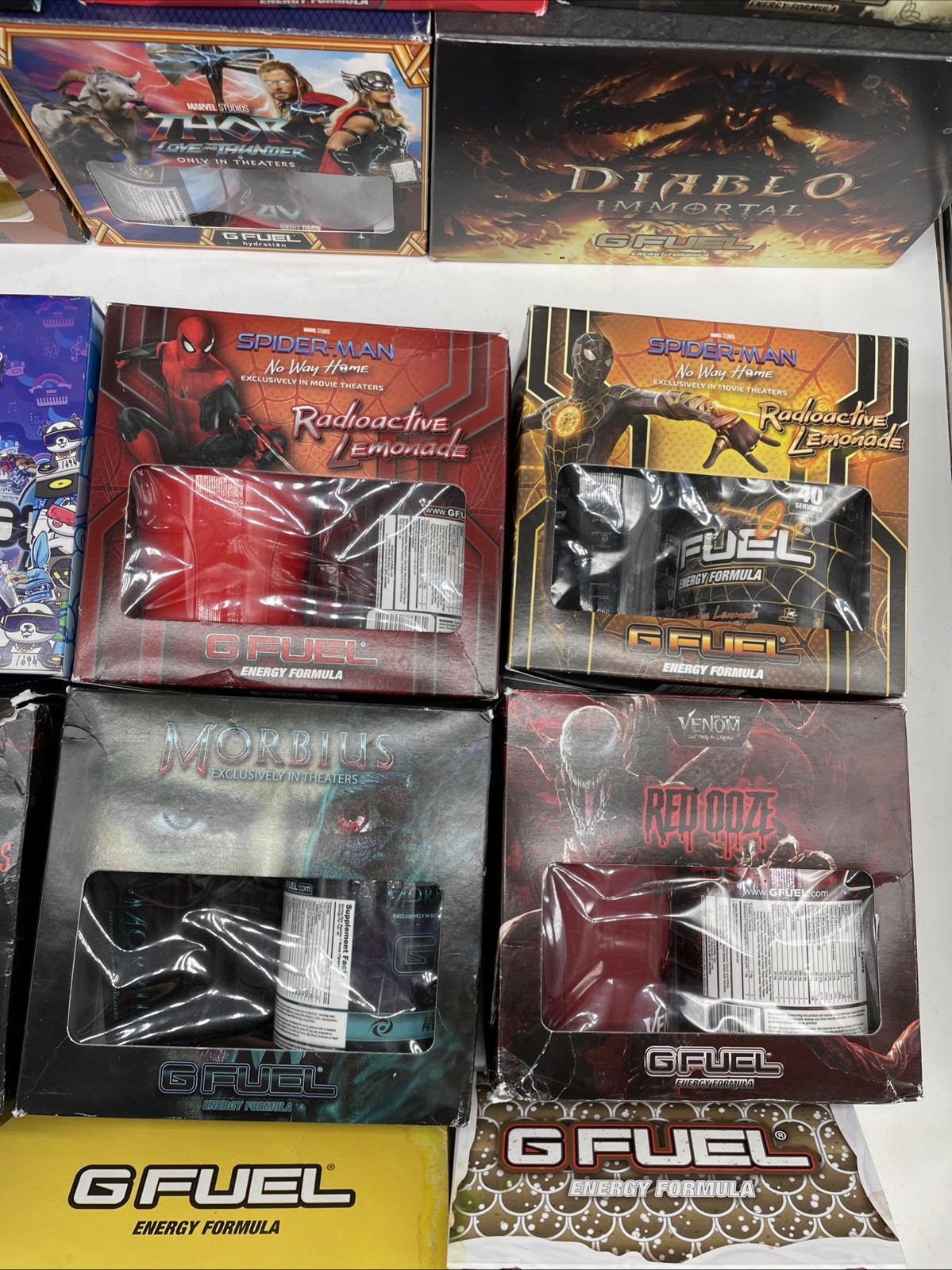 LOT OF 20 IN BOX SPECIAL EDITION G-FUEL ! All NEW W/ Shaker And Boxes ! READ