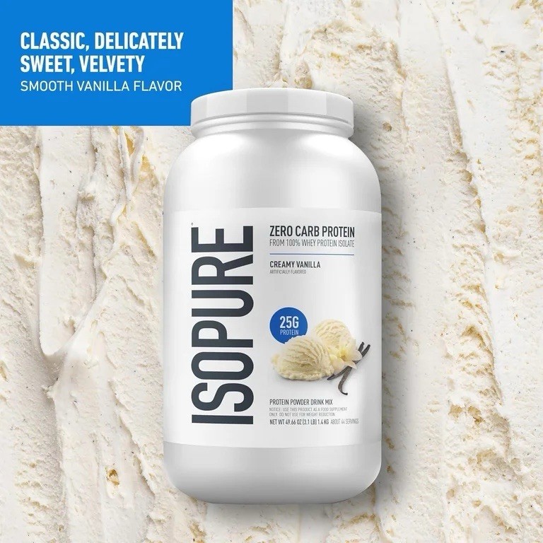 Isopure 25g Zero Carb Protein Powder 3 Lbs (44 Servings)