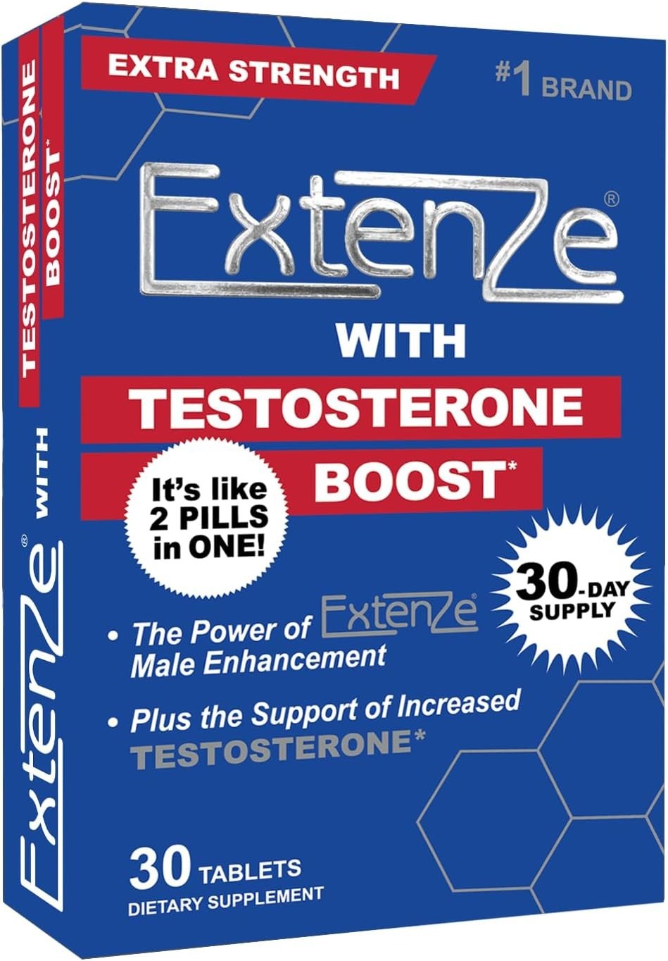 Revitalize Manhood with Testosterone Boost – 30ct Extended Release Tablets
