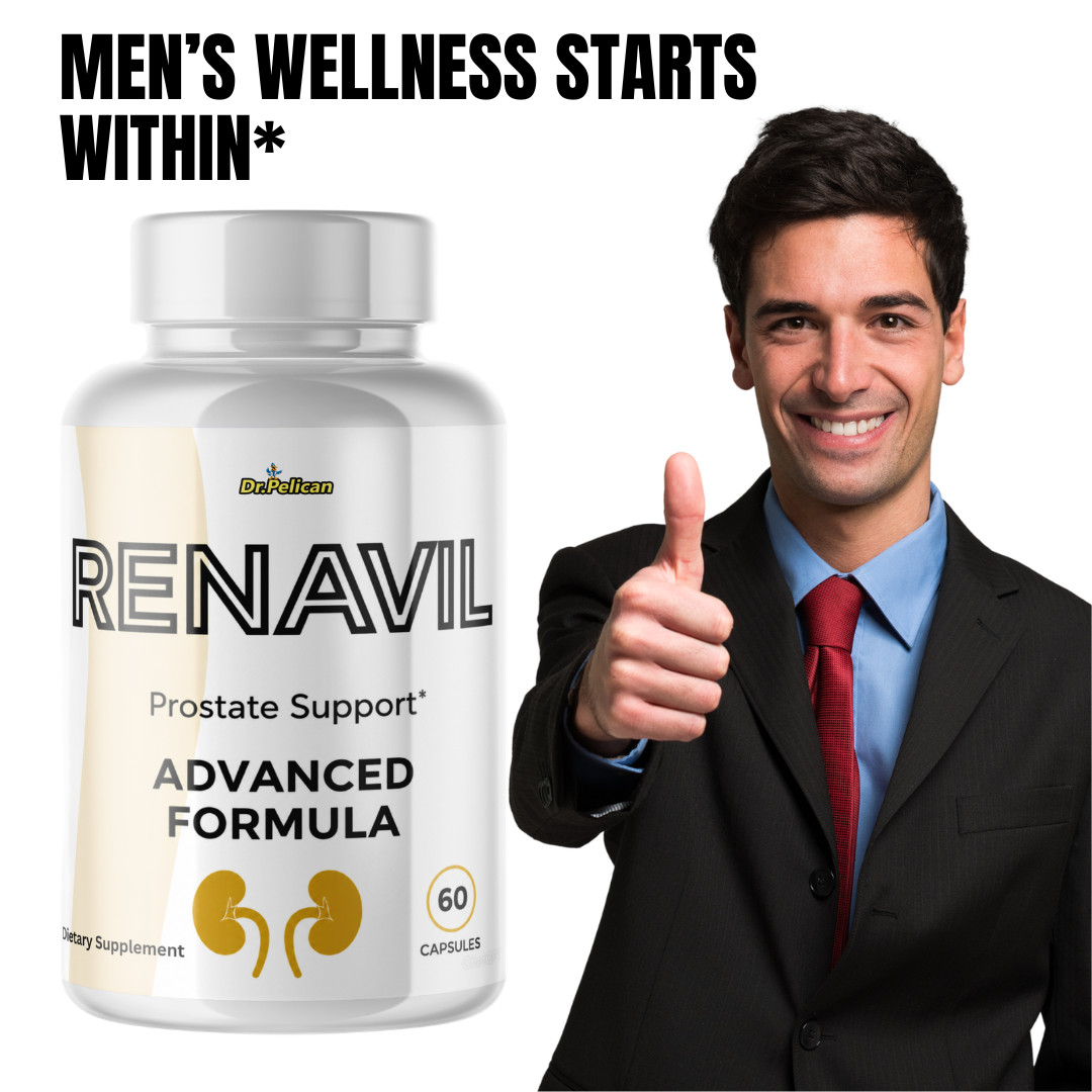 Renavil- Prostate Support- 2 Bottles- 120 Capsules