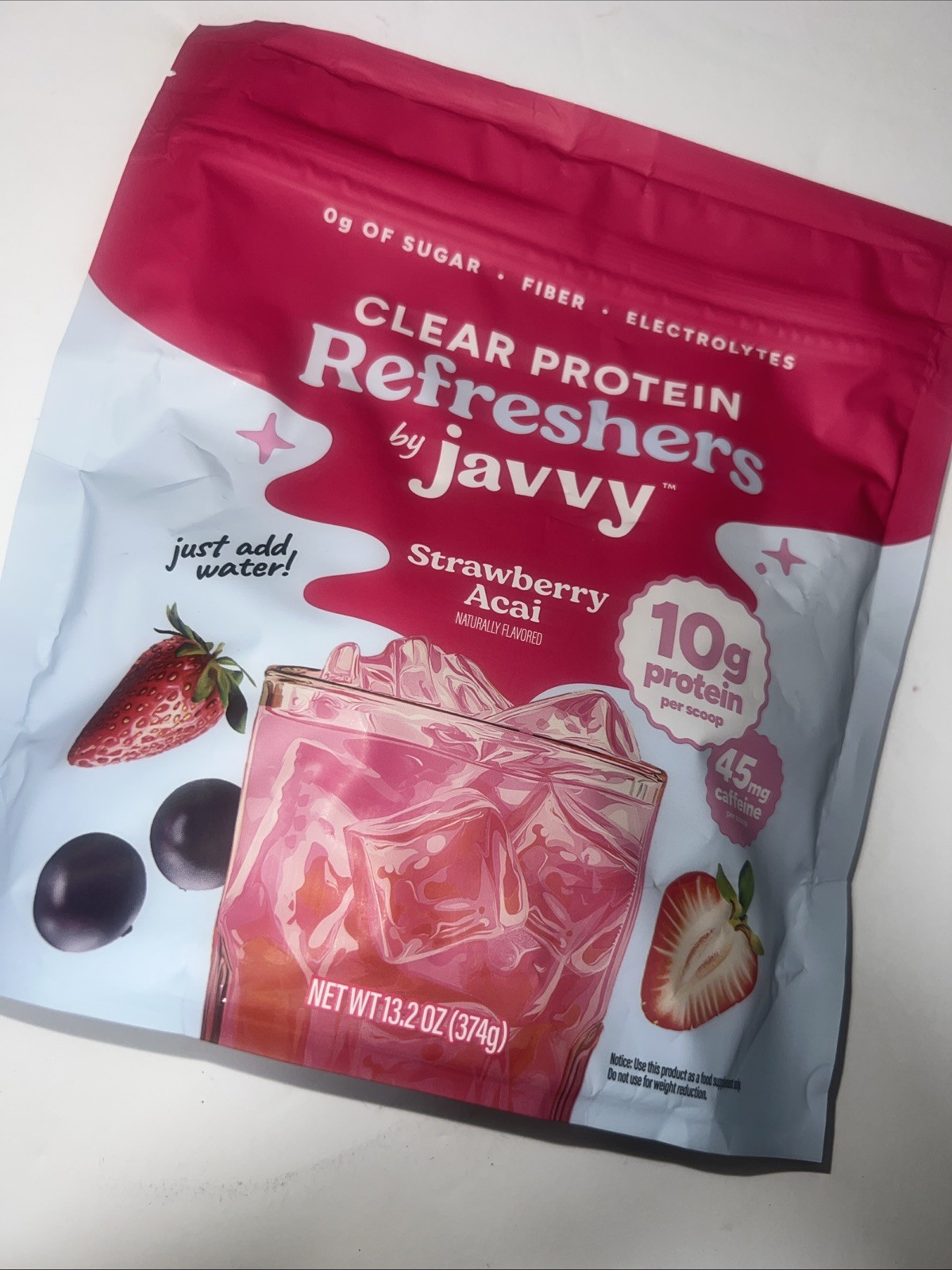 Clear Protein Refresher Drink Mix – 10g of Whey Protein and Collagen Peptides, E