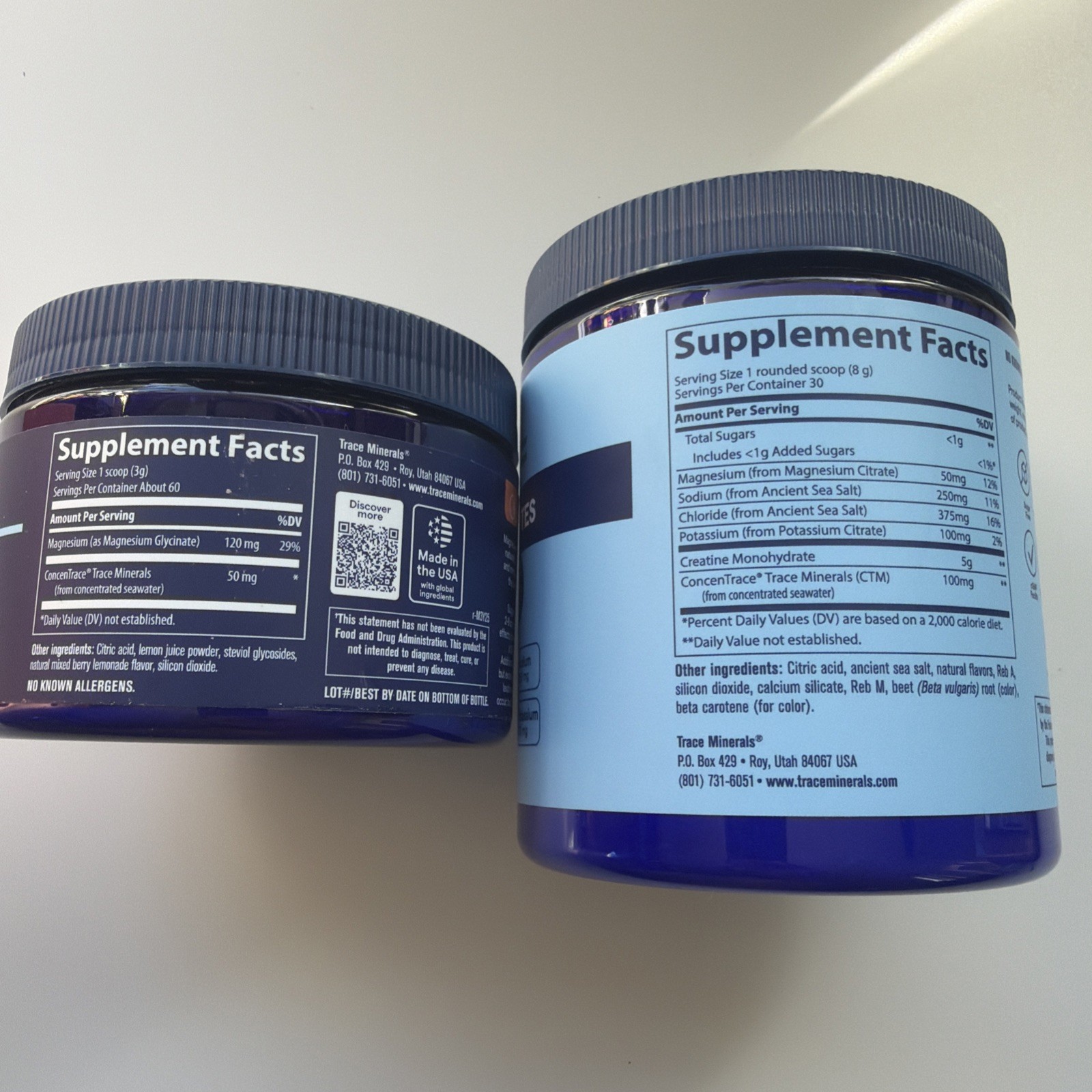 Trace Creatine + Electrolytes & Magnesium Bundle, free fast shipping