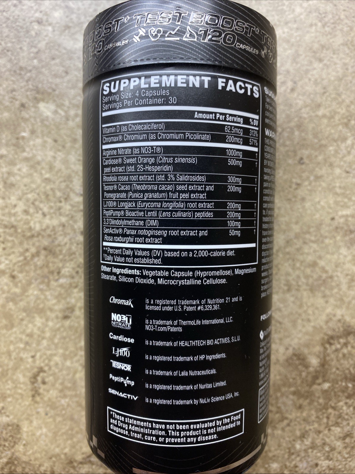 Cellucor Max Test Testosterone Booster, 120 Capsules Build Muscle