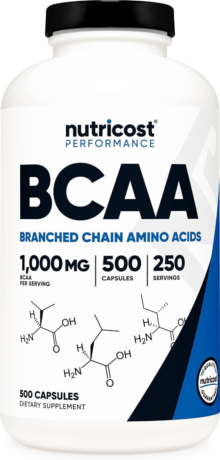 Nutricost BCAA 1000mg, 500 capsules