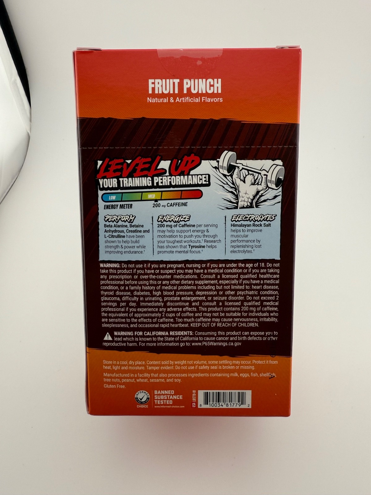 ProSupps Mr. Hyde Signature Pre Workout Drink Mix 12 Ct. Fruit Punch
