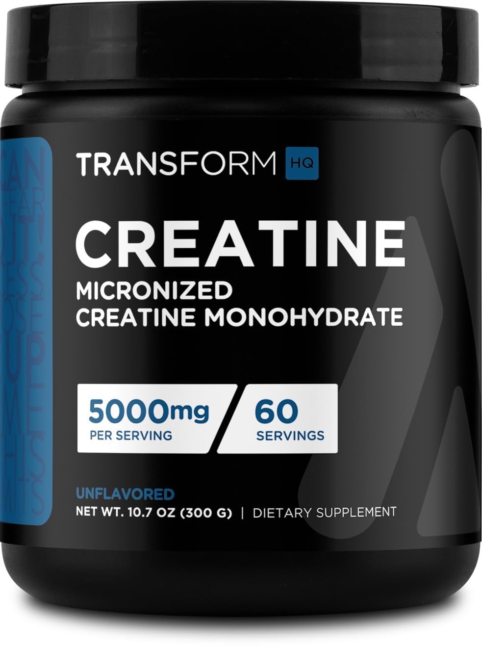 Micronized Creatine Monohydrate Powder 5000mg – Unflavored, 60 Servings, Boost E