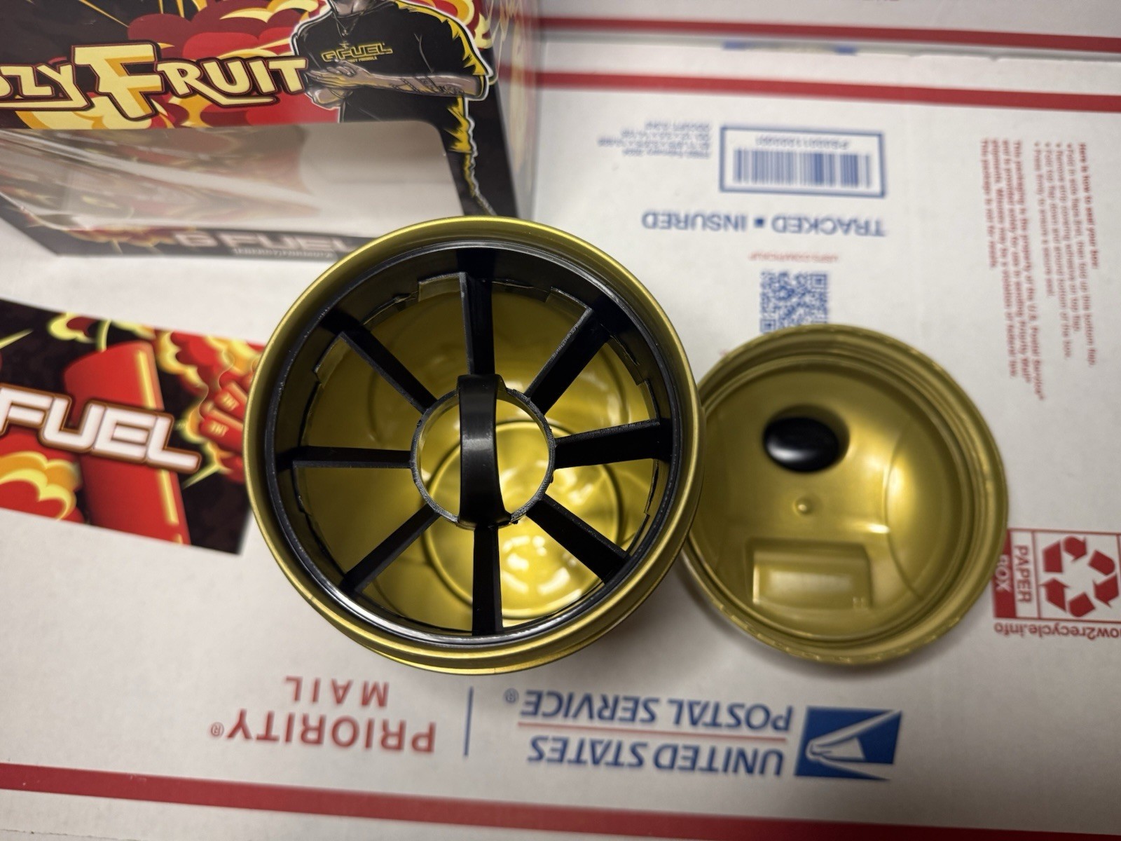 Faze Swag Doozy Fruit G fuel Collector’s DISCONTINUED! Box Shaker Stick Only NEW