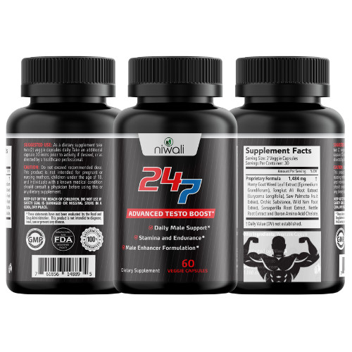 Testosterone Booster for Men -Test Boost Advanced Male Enhancing Pills pack of 2