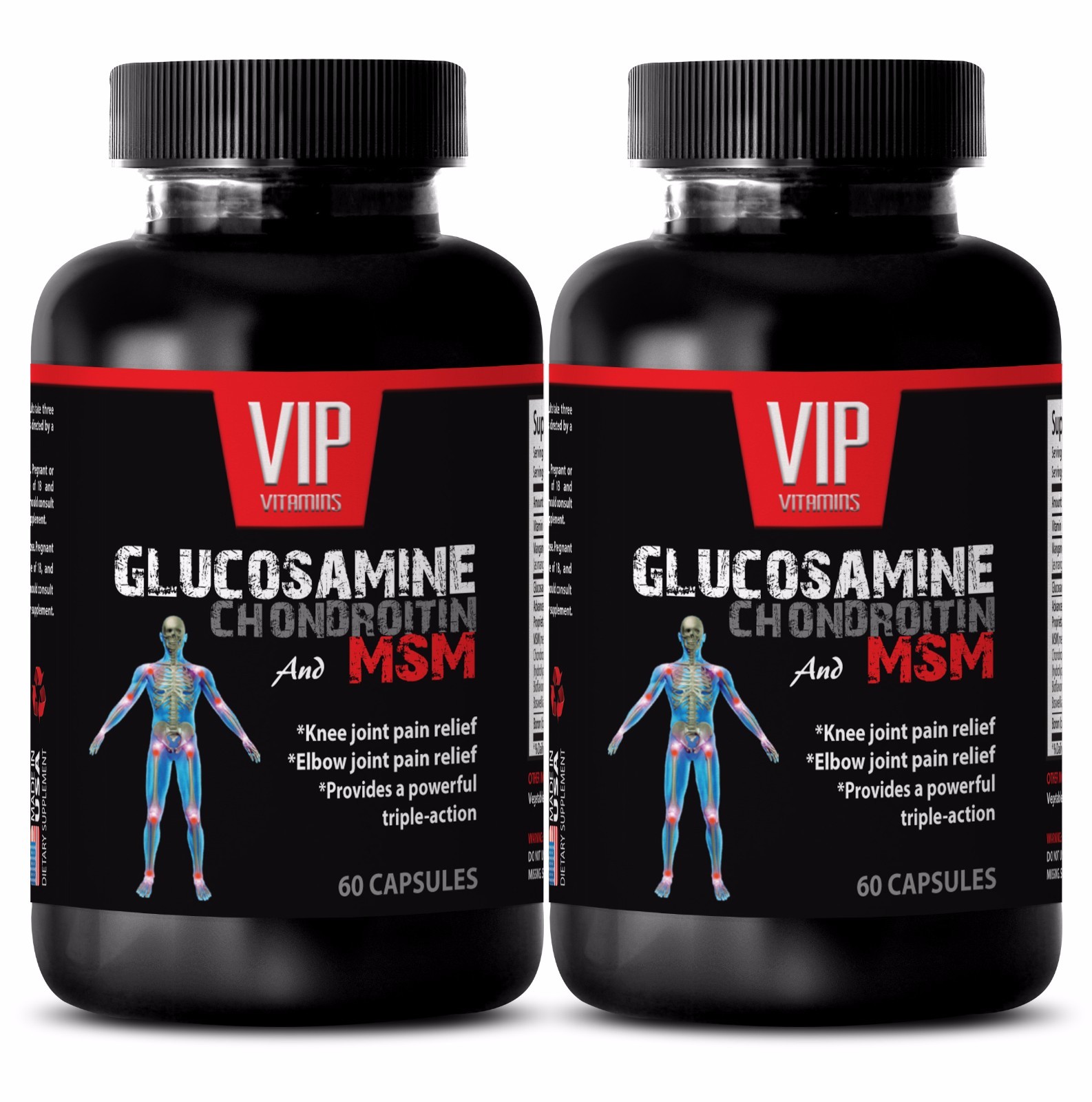 Energy vitamin packets – GLUCOSAMINE & MSM COMPLEX 3232MG 2B – msm capsules
