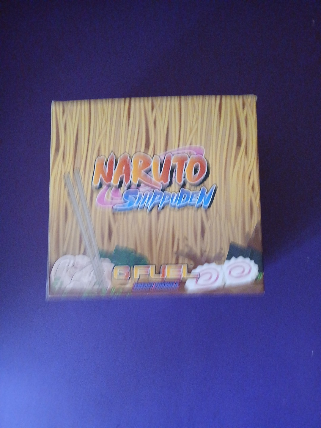 G Fuel Naruto Miso Ramen Collector’s Box Tub + Shaker Cup Sticker Energy Formula